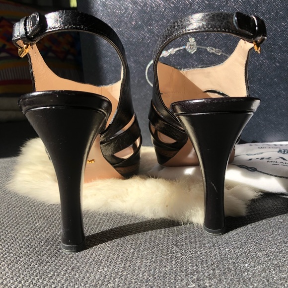 Prada Calzature Donna High Heel Sandals 36.5 - Picture 8 of 8
